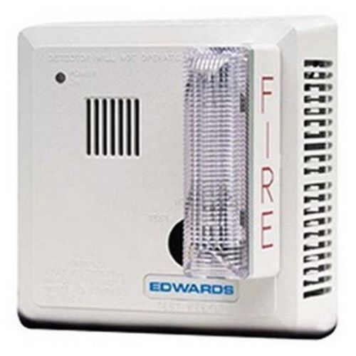 Edwards 517TCS-C Smoke Alarm With Horn and Strobe and Battery Backup; 120 Volt