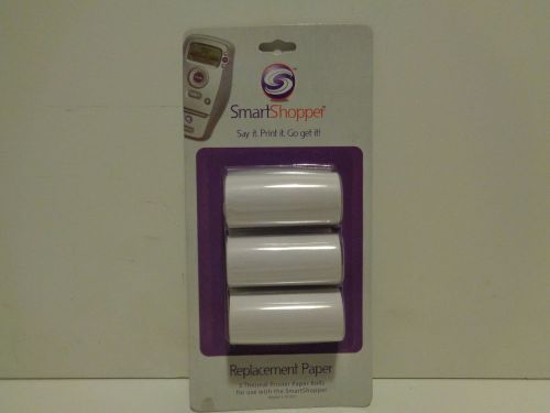 NEW Smart Shopper Thermal  Roll Replacement 3-pack - FREE QUICK SHIP NOW