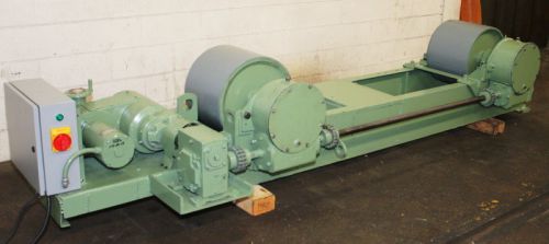 90 Ton Cap. RANSOME Model CPRS/CIRS Steel Tank Turning Roll w/ Idlers