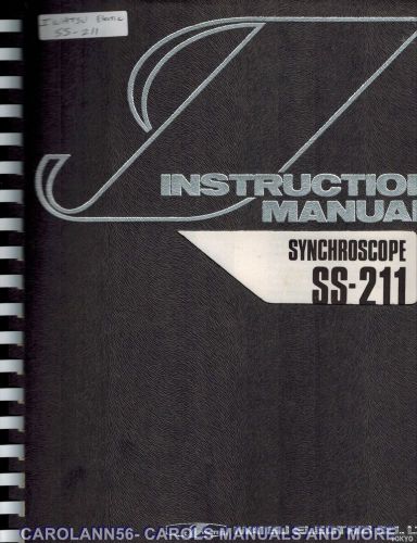 IWATSU Instruction Manual SS-211 SYNCHROSCOPE
