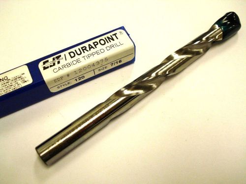 CJT Carbide Tipped Jobber Length Drill 7/16&#034; 120 2FL 2xD 4-1/16&#034; x 5-1/2&#034; [358]