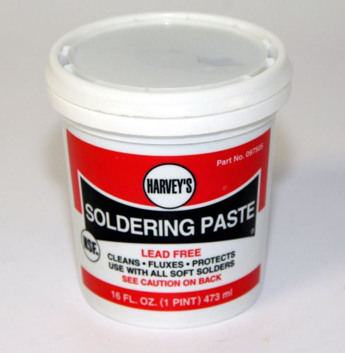 Harvey&#039;s Lead Free Soldering Paste 16 fl. oz (1 Pint) 473ml 097505