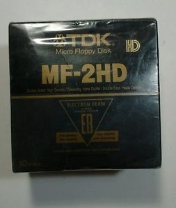 TDK MF2HD Double Sided High Density Micro Floppy Disks Super Electron Beam