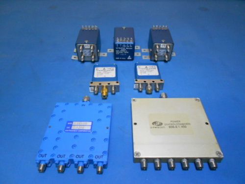 Teledyne Wireless CCS-37 Transfer 18GHz &amp; CCM-33S80-T SPDT Switches lot of 7pcs