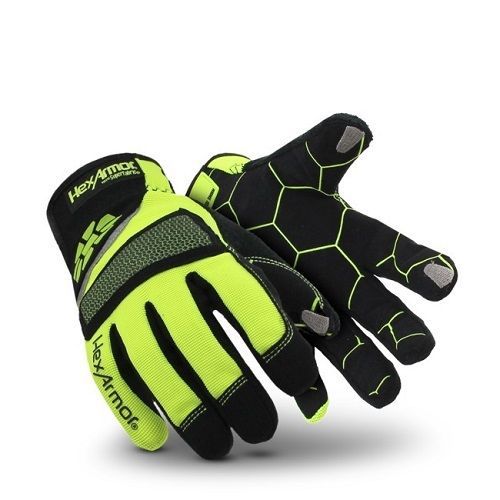 Hexarmor Mechanics Work Gloves 4019 Large Size 9 L Chrome Series Cut Resistant