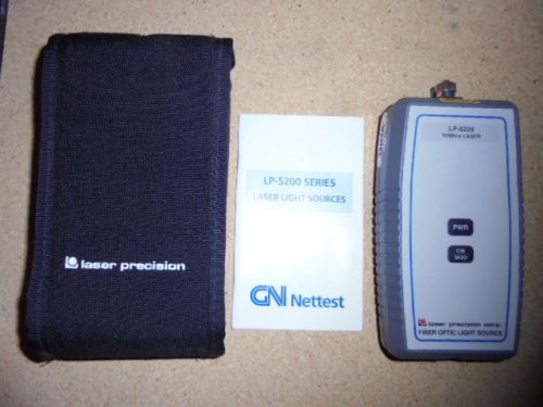 GN Nettest Laser Precision LP-5220 Fiber Optic Light Source LP-5200