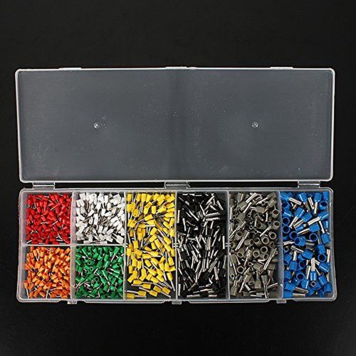 Ardokit 800pcs Wire Copper Crimp Connector Insulated Cord Pin End Terminal