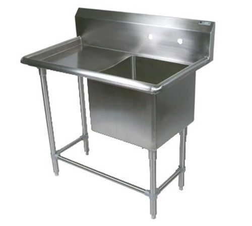 John Boos 41PB184-1D18L One (1) Compartment Sink (1) 18&#034;W x 18&#034; x 14&#034; bowls...