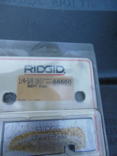 Ridgid 66660 1/4-3/8 inch bspt die for sale