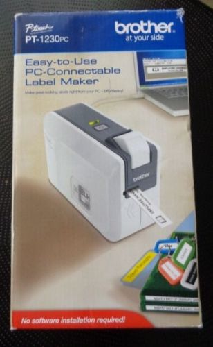 Brother P-Touch Model PT1230PC Label Maker PC Connectable  NIP