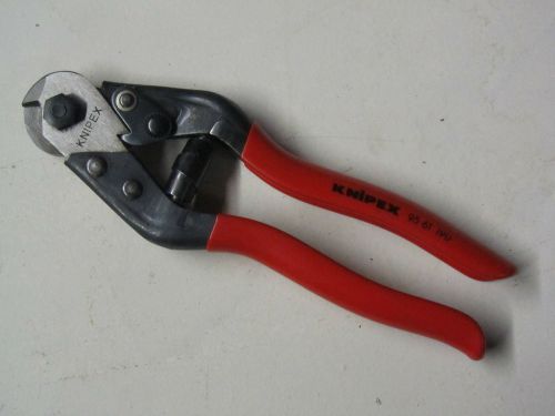 KNIPEX 95 61 190 CABLE CUTTERS 7-3/4&#034; OVERALL LENGTH