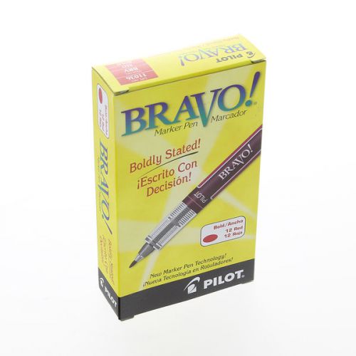 Pilot Corporation Bravo Marker Pen - Bold Pen Point Type - 1 mm Pen Point Siz...