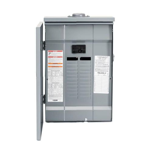 QO 100 Amp Main Breaker 24-Space 24-Circuit Outdoor Plug-On Neutral Load Center