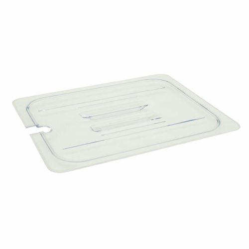 1 PC POLYCARBONATE Cover Lid For Food Pan, Clear Full Size Slotted PLPA7000CS