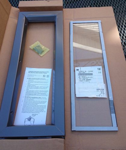 Air louvers vision lite vlf-ez bronze  6&#034;x21&#034;x1/4&#034; clear tempered glass included for sale