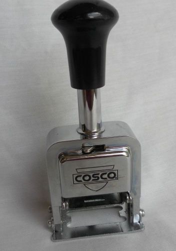 Cosco  Multiple Movement Metalic Numbering  Machine