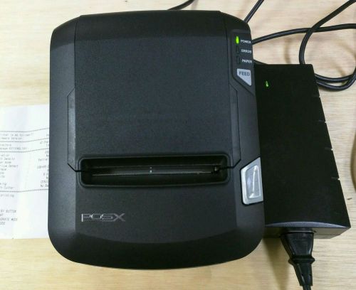 Pos X Evo Green Thermal Receipt Printer 3&#034; USED REAL GOOD