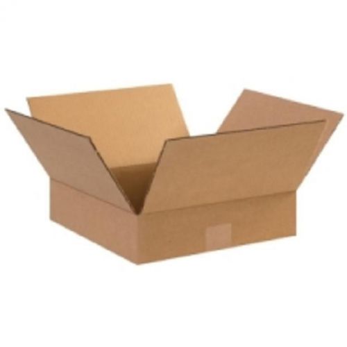 Corrugated Cardboard Flat Shipping Storage Boxes 12&#034; x 12&#034; x 3&#034; (Bundle of 50)