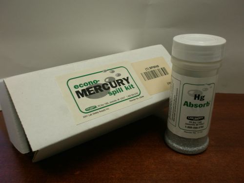 LAB SAFETY HG ABSORB ECONO MERCURY SPILL KIT 17-722