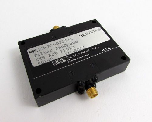 K&amp;L SM-A768314-A Filter Bandpass - SMA/f Connectors