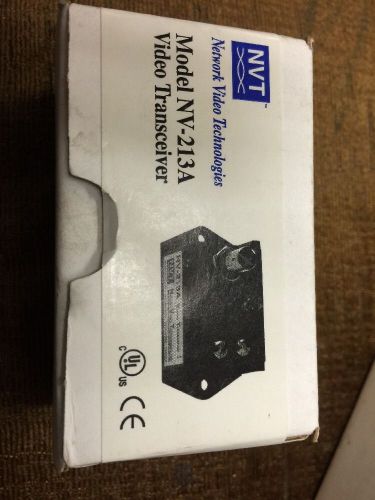 Pair of NVT Video Transceiver NV-213A - NV-652R Network Video Technologies