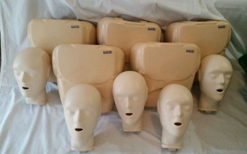 CPR Prompt 5 Adult Training Manikins, Carry Case &amp; Extras Complient