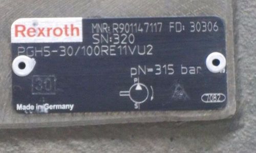 Rexroth hydraulic pump pgh5-30/100re11vu2 for sale
