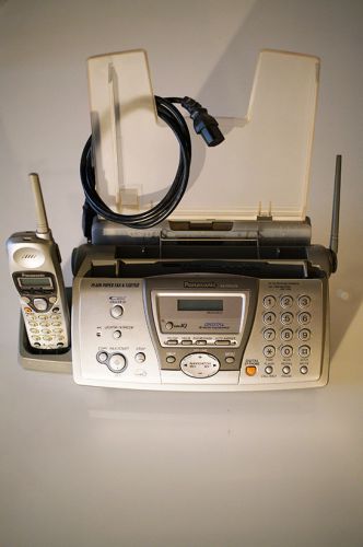 PANASONIC KX-FPG376 CORDLESS PHONE FAX COPIER MACHINE.