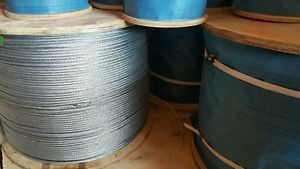 1/8&#034; 7x7 304 stainless steel cable 5000&#039; for sale