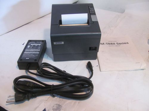 Epson TM-T88IV POS Receipt Printer M129H / Parallel Port &amp; Power Adapter