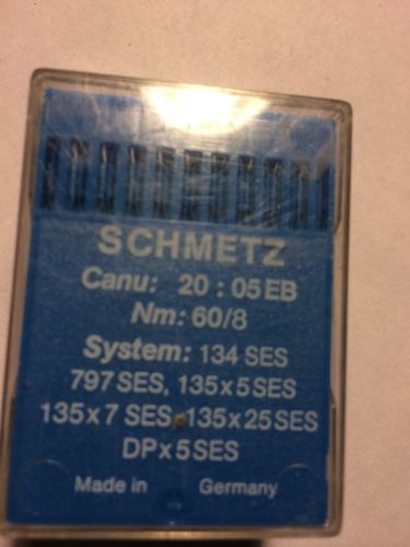 77 pc SCHMETZ sewing machine needles 134 SES 135x5 SES DPx5 SES NM 60/8