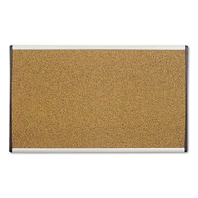 ARC Frame Cork Cubicle Board, 18 x 30, Tan, Aluminum Frame, Sold as 1 Each