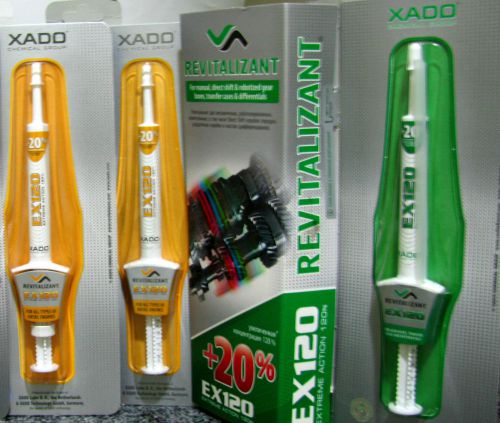 XADO EX120 SET 2 syringe for diesel+1for Manual Gearbox,Direct Shift &amp;Different