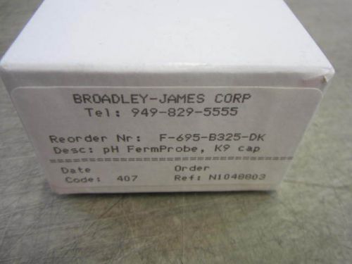 Broadley James pH FermProbe F-695-829-5555 K9 Cap  Warranty
