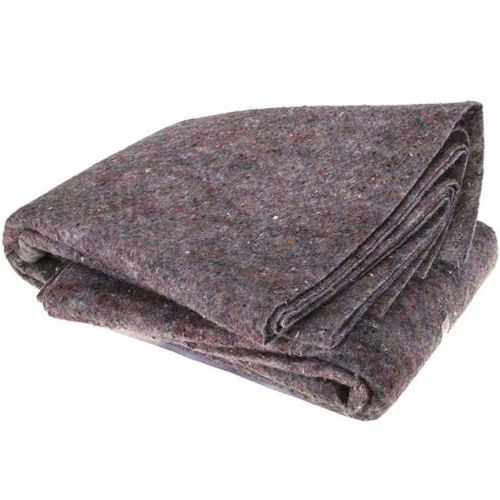 Felt / textile moving blankets (12-pack) - size: 72&#034; x 54&#034; - color: grey - by... for sale