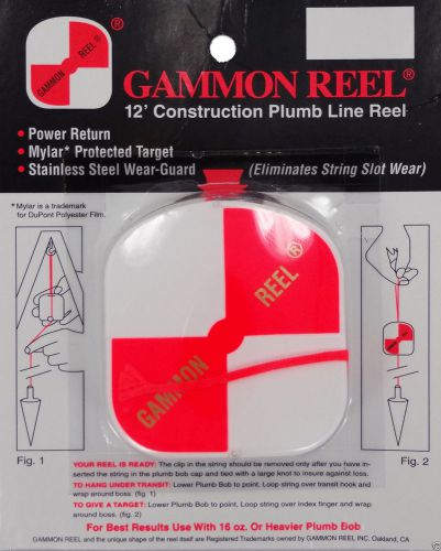 GAMMON REEL- Hi-Viz--White / Orange- 12&#039;--New in Box