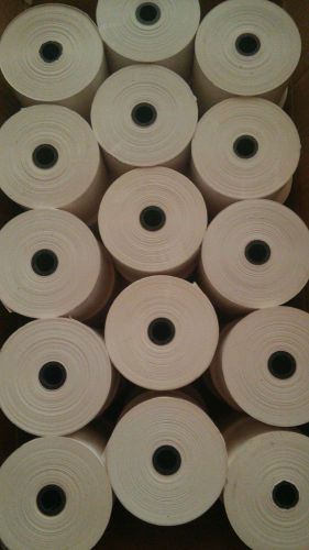 WHITE THERMAL POS RECEIPT PAPER ROLLS QTY 10 - 2 1/4&#034; (57mm) Standard Size - NEW