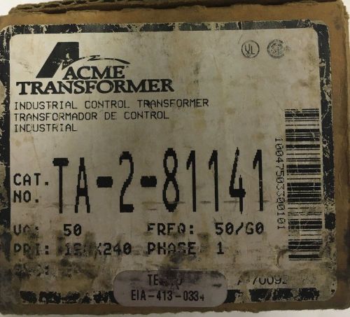 Acme transformer ta-2-81141 for sale