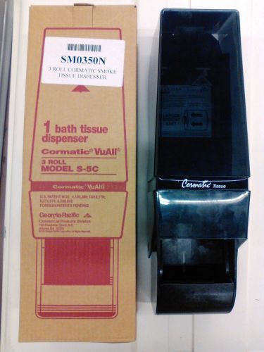 Commercial 3 Roll Toilet Tissue Dispenser, For Bathrooms, Cormatic VuAll # S-5C