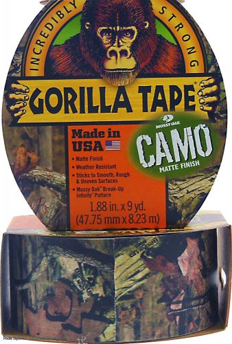 Gorilla Tape Camo 1.88&#034;x9yd Roll,Mossy Oak® Break-Up Infinity™ Pattern, Matte