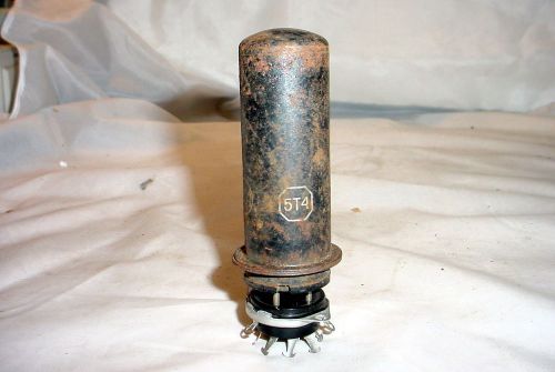 Vintage RCA 5T4 Rectifier Tube tests very good