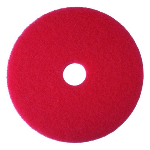 buffer 3m 12 inch red pad 5100 floor machine use 5 case free shipping usa new