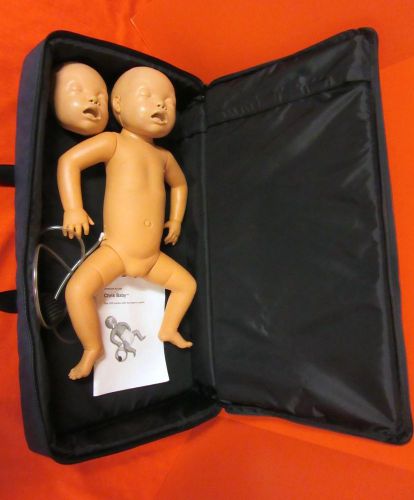 ARMSTRONG MEDICAL CHRIS BABY INFANT CPR MANIKIN AIRWAY TRAINER HYGIENIC CASE #2