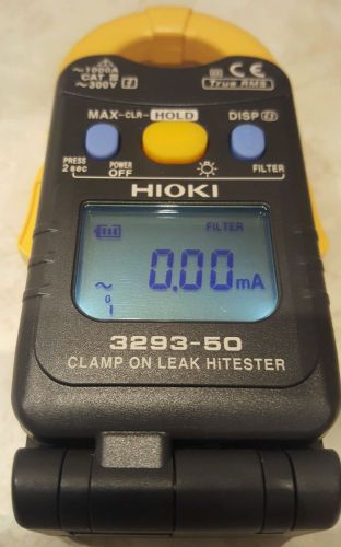 HIOKI 3293-50 Clamp ON Leak Hi tester