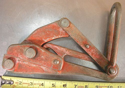 M. klein &amp; sons &#034;chicago&#034; grip model no. 1628-5b, linemans cable pulling grip for sale