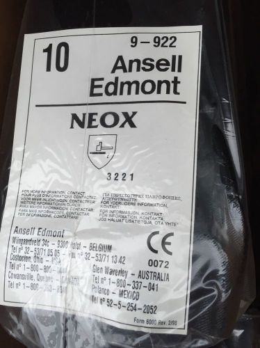 Ansell Edmont Neox Gloves 09-922 72 Pair