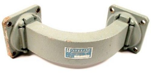 Waveguide wr-90 bend &#034;e&#034; 90° - waveline 632-2 - *used*nice* - qty:1 for sale