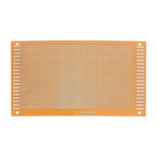 Uxcell diy pcb prototype solderable copper veroboard stripboard 90mmx150mm for sale