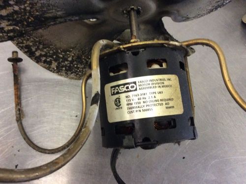 Interlink fasco 7163-3181 motor 1/15 hp 115v 1550 rpm 2.1a 5008-s for sale