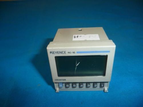 Keyence RC-16 RC16 Counter w/ scratches C